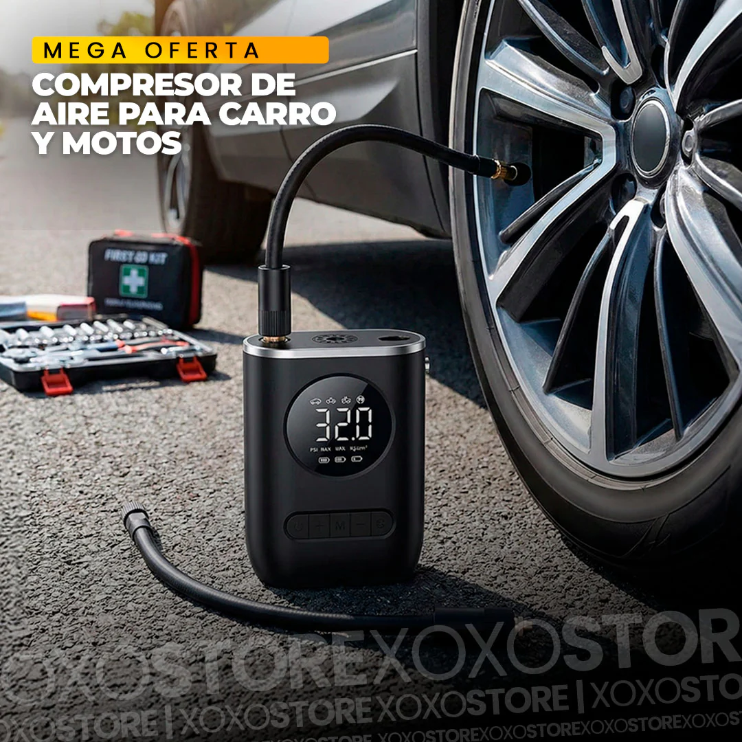 Compresor de aire para bicicletas , motos y carro