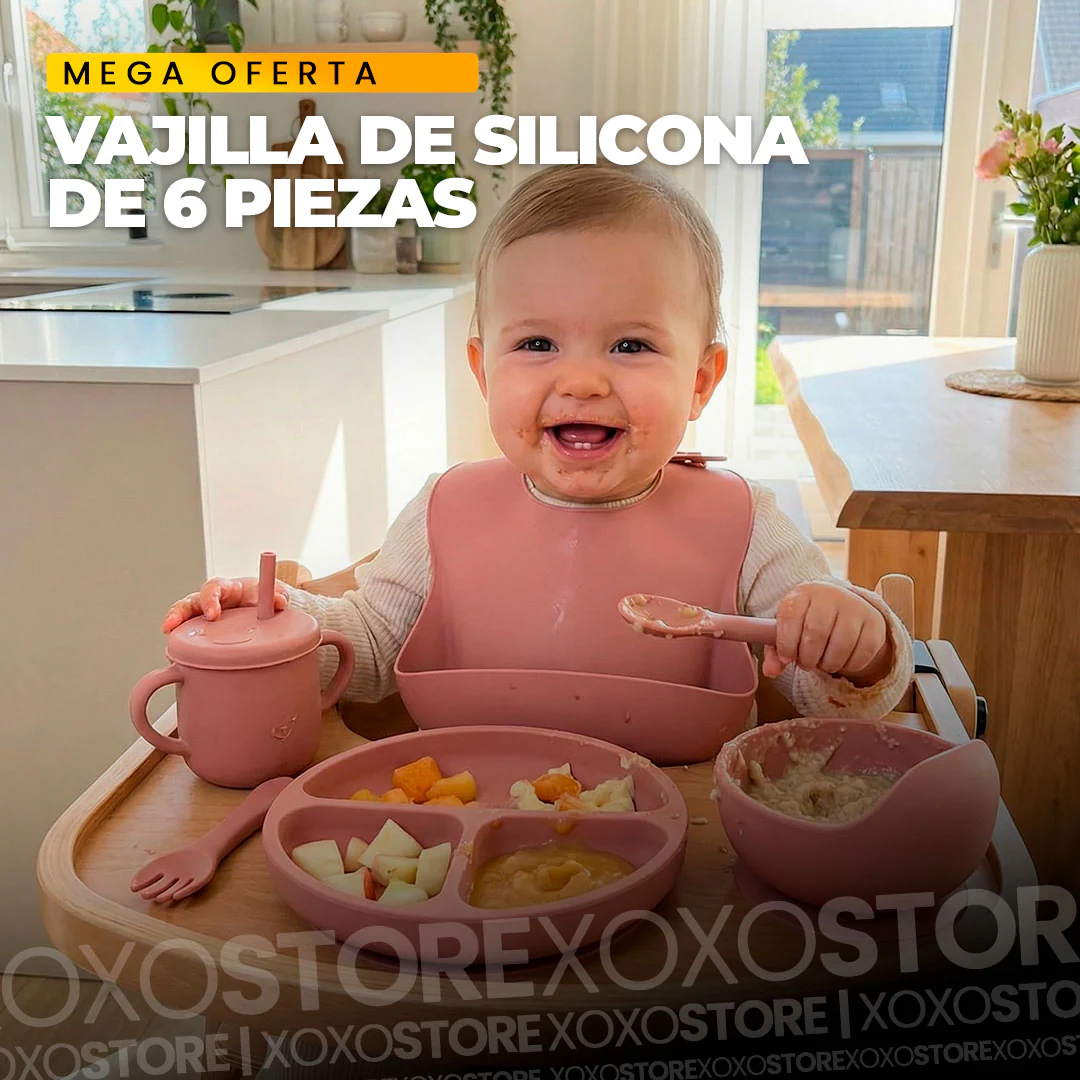 Kit de vajilla de 6 piezas para niños