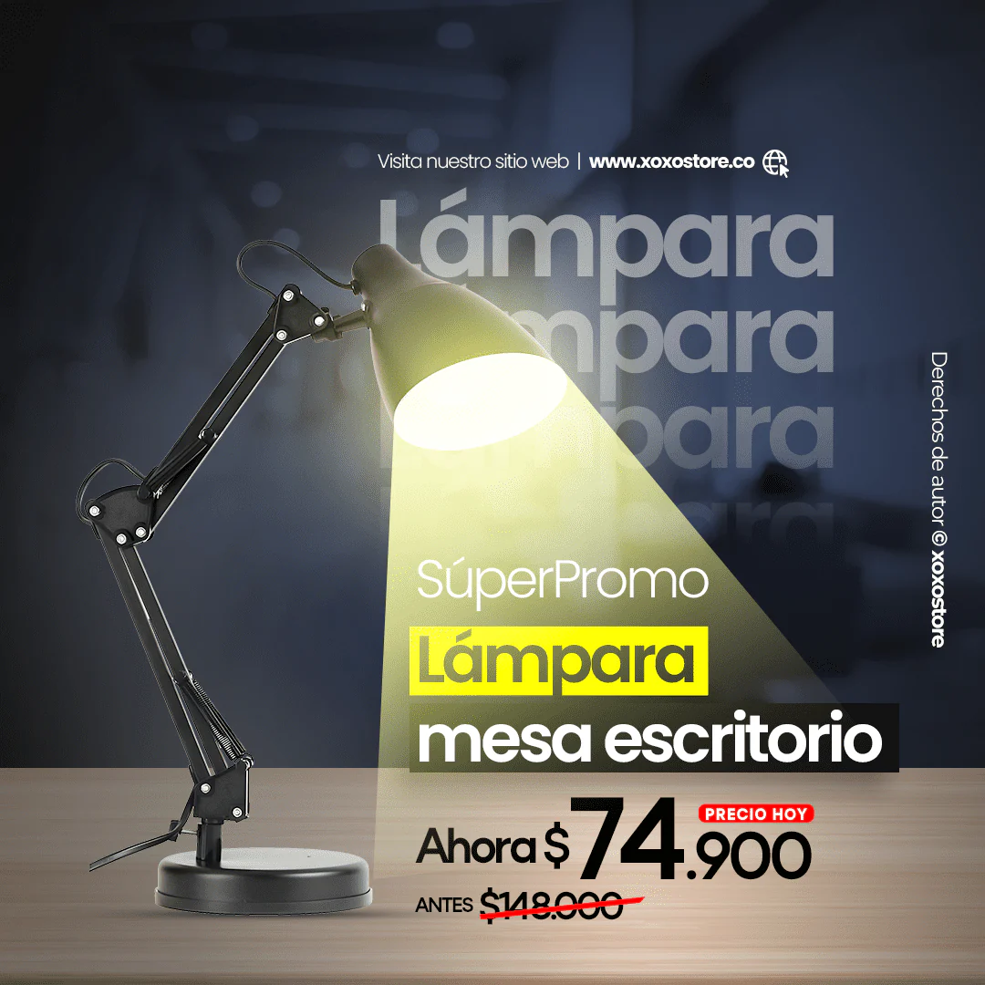 Lampara para mesa o escritorio