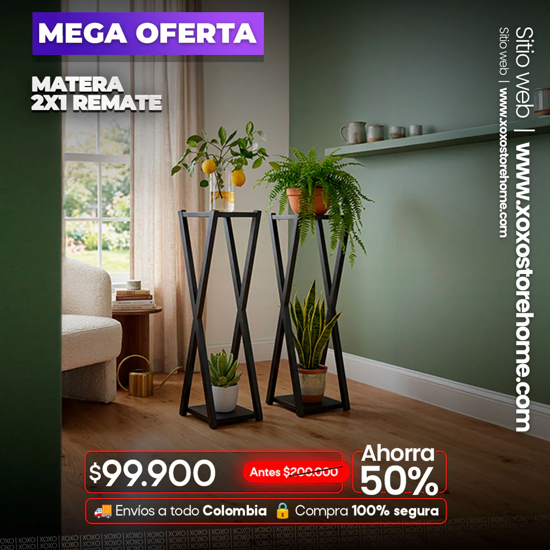 Organizador de plantas 2x1