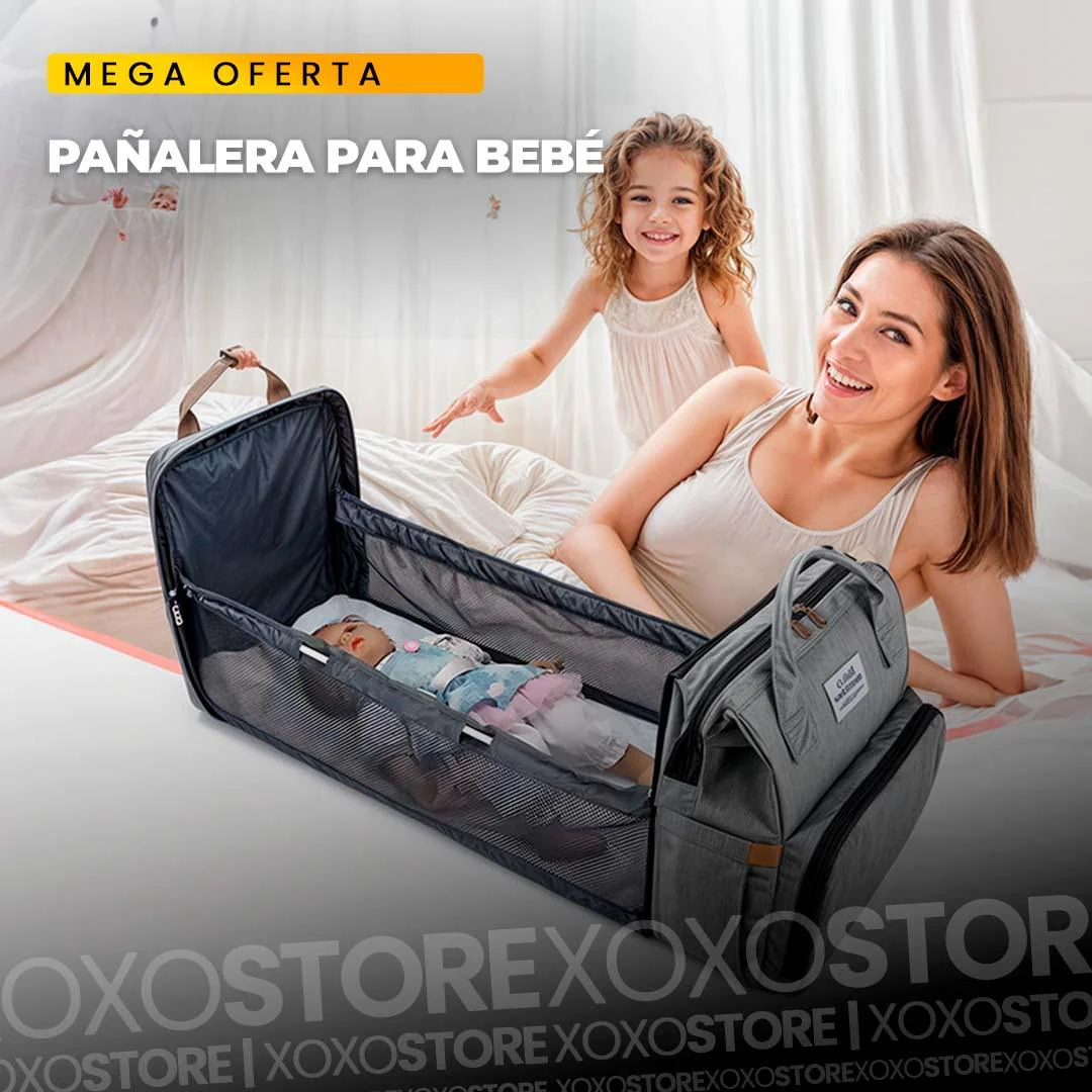 Pañalera expandible 2 en 1