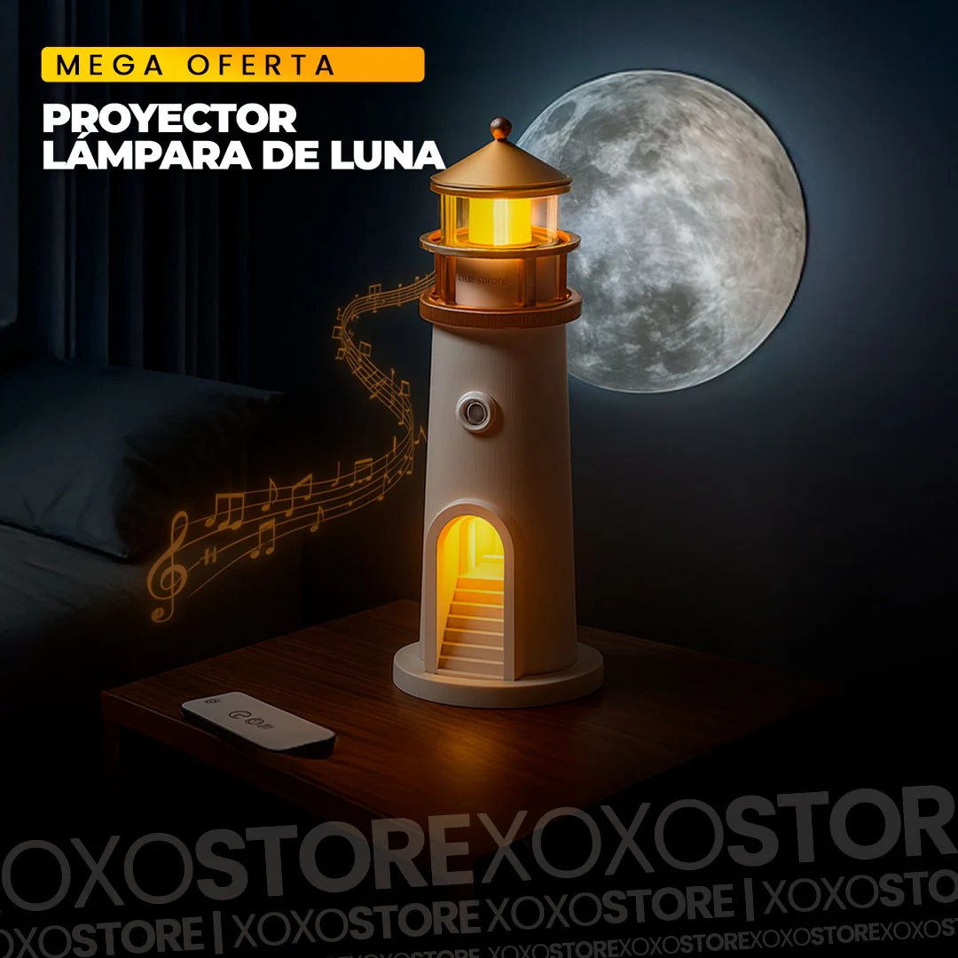 Proyector faro de luna